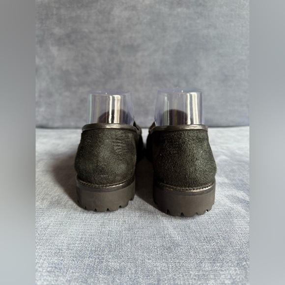 Cole Haan VTG Womens Black Suede Green Label Loafers SZ 7.5 Slip On Preppy - Picture 5 of 9